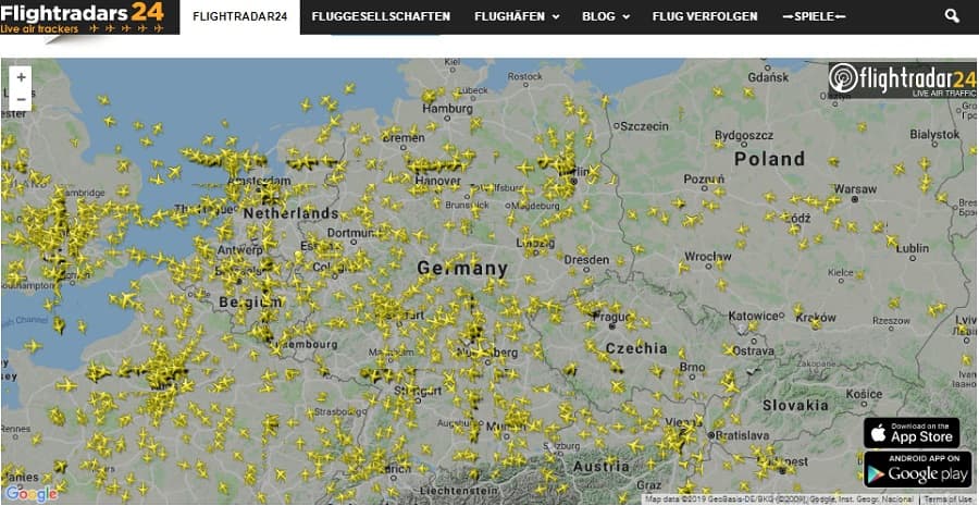 Flightradar24 Deutsch